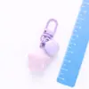 Pingente de estrela gordinha novo DIY cor macaron menina macio fofo ins estrela de cinco pontas chaveiro enfeites