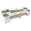 Jardineras Combinadas de Acero Inoxidable para Exterior para Divisiones de Calle Comercial, Estantes de Hierro para Flores para Oficinas de Ventas, Jardineras para Exterior