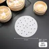 Papel para Cozimento a Vapor Descartável, Papel Antiaderente de Grau Alimentício para Cozinhar no Vapor, Papel para Pão Chinês no Vapor, Papel para Cozinhador de Pão Chinês no Vapor, Papel Manteiga de Silicone