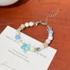 Pulseira de Miçangas Coloridas de Dopamina de Verão Personalidade Infantil Doce Exquisita Moda Criativa Desenho Animado Pulseira Versátil para Mulheres