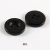 Botón de resina de color al por mayor color caramelo lado ancho cuatro ojales botón para niños camisa suéter pantalones botón