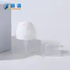 Cabezal de pulverización a presión de 33 dientes con tapa cuadrada, Cabezal de pulverización de plástico con forma de huevo para fijación de maquillaje y hidratación, Boquilla de pulverización fina activada por presión