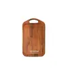 Tabla de cortar cuadrada con ranura de drenaje, tabla para frutas y quesos, montable en pared, de doble cara, adecuada para cortar frutas y verduras, personalizable