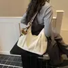 Bolsa Tote Retro de Grande Capacidade para Mulheres 2025 Novo Modelo Elegante de Ombro Único Transversal Multifuncional Mochila de Moda