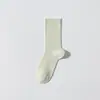 Calcetines Apilados Verano Hielo Calcetines de Hielo Delgados A prueba de Olores Absorbentes de Sudor Calcetines de Luna Malla Transpirable Sin Costuras Sueltos Algodón Puro Calcetines de Media Caña