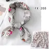 Moda Coreana 2020 Bufanda Pequeña Estampada de Seda Bufanda Cuadrada Pequeña Bufanda Decorativa Profesional para Mujer