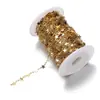 Cadena de Estrella de Acero Inoxidable Dorada Collar de Cadena para Mujer DIY Collar Pulsera Fabricación de Joyería Componentes DIY Que No Se Desvanecen