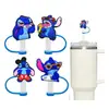 Tapa de pajita de dibujos animados es compatible con tazas térmicas Stanley de 30 y 40 onzas. Tapa de pajita de dibujos animados de Stitch disponible