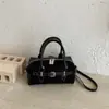 Bolsa Pequena Color Block Casual de Verão para Mulheres 2026 Nova Moda Simples de Mão Bolsa Almofada Versátil de Ombro Transversal