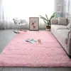 Alfombra Popular de Estilo Escandinavo para Sala de Estar, Alfombrilla para Mesa de Café en Casa, Alfombra de Piso de Pelo Largo para Dormitorio, Manta de Cama Linda Completa