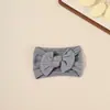 Faixa de Cabeça para Bebê Cor Sólida com Fonte Suave para Fontanela Acessórios de Cabelo Venda Quente Transfronteiriça Nylon Elástico Infantil Europeu e Americano Faixa de Cabelo de Alto Valor