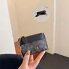 Billetera Corta Retro Estampada de Alto Valor Estético Lujo Ligero para Mujer 2025 Nueva Moda Portatarjetas Versátil Billetera Ligera de Nicho