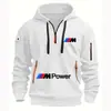Moletom com Capuz Casual Esportivo Masculino Outono e Inverno com Múltiplos Zíperes no Bolso do Braço Pronta Entrega Transfronteiriça