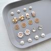 Acessórios de Cabelo Feitos à Mão Acessórios para Headwear DIY Decoração de Laço Conjunto Combinado de Pérola e Strass Acessórios
