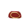 Bolsa de Festa Feminina Mini Clutch Nova Tendência Primavera 2026 Bolsa Transversal Ombro Corrente Metálica Estilosa Retrô