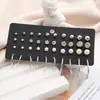 20 pares de brincos de pérola e zircônia de venda quente transfronteiriça conjunto brincos de personalidade criativa temperamento simples brincos femininos atacado