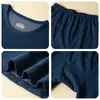Ropa interior térmica de invierno para hombre, traje de cuello redondo de cachemira y seda, nuevo para mujer, engrosado, amigable con la piel, calentamiento rápido, ropa de otoño y pantalones