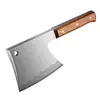 Cuchillo para Huesos para Uso Doméstico, Cuchillo Especializado para Cortar Huesos, Hachuela de Carnicero para Huesos, Alta Dureza, Cuchillo Grande Comercial Multiusos para Cortar Huesos