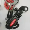 Bicicleta mountain bike 7 velocidades 21 velocidades câmbio traseiro preto seletor de dedo câmbio olho de câmbio