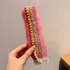 Atmósfera de Primavera Estilo Bosque Cinta Mágica Tejida 2026 Nueva Diadema Floral Colorida Diadema Alta Accesorio para el Cabello para Mujeres