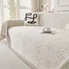 2026 Novo Tecido para Capa de Sofá Chenille Estilo Creme Universal Todas as Estações Cobertura Completa Protetor de Sofá Almofada de Assento