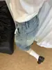 Shorts Vaqueros de Cinco Puntos con Salpicaduras Estilo Retro Americano para Mujer Verano 2026 Nuevos de Cintura Alta Holgados de Pierna Ancha
