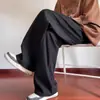 Pantalones Casuales de Seda de Hielo para Hombre 2025 Verano Delgados Sueltos Versátiles Modernos ins Casual Deportivos Pierna Ancha Largos