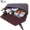 Bolso de Pecho Auténtico de Cuero para Hombre, Bolso de Silla de Montar Vintage de Cuero Crazy Horse, Bolso Cruzado de Piel de Vaca para Deportes al Aire Libre y Ocio, Exclusivamente para Ventas Transfronterizas
