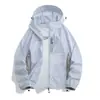 Ropa de Protección Solar de Verano UPF50+ para Hombres y Mujeres, Ropa Transpirable de Seda de Hielo para Exteriores Anti-UV, Ropa Fina de Secado Rápido para Parejas