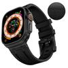 Correa para Apple Watch Ultra con patrón de piedra de silicona líquida AP para Apple iwatchS9876SE correa