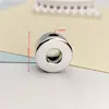 Contas Espaçadoras Prateadas Galvanizadas UV Acrílicas Material para Acessórios de Pingente de Joias Artesanais DIY Contas Soltas Acessórios Contas Espaçadoras