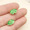 Aleación Esmalte de Goteo de Aceite Cuenta Nube Accesorios DIY Materiales Estilo Antiguo Hanfu Pulsera Pasador Accesorios con Agujero