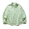 Yidao Vintage 2026 Primavera Nuevo Estilo Universitario Japonés de Moda Camisa de Manga Larga a Cuadros Fresca para Hombres y Mujeres