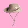 Sombrero de Pescador Rosa para Mujer Verano Spice Girls Retro Exterior Montañismo Sombrero Parasol Protección Solar Camping Montañismo Sombrero de Vaquero Occidental