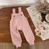 Pantalones de Tirantes Tejidos de Otoño para Bebé Estilo INS Mono para Bebé Estilo Coreano Pantalones Elegantes para Bebé para Niño y Niña