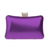 Bolsa de mano de cuero simple para cena de comercio exterior, bolso cuadrado pequeño con diamantes, bolso de mano de novia, bolso de banquete, una generación de pelo