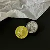 Botón de metal de conejo de dibujos animados lindo traje abrigo cortavientos suéter de punto abrigo vestido ropa hebilla decorativa