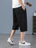 Pantalones capri holgados de verano para hombre, de talla grande, estrictamente seleccionados, con múltiples bolsillos, informales, deportivos, de algodón, resistentes al desgaste y transpirables.