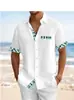 Camisa de manga corta para hombre transfronteriza, talla europea, talla grande, estilo hawaiano, corte holgado, adecuada para vacaciones, disponible en Amazon