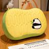 Almohada de Látex Seda de Hielo para Niñas Dormir Oficina Estudiante Dormitorio Cama Almohada Cojín de Protección Lumbar de Espuma Viscoelástica