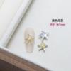 Completo Diamante Urso Arco Nail Art Jóias Internet Celebridade Novo Micro Diamante Arco-íris Gradiente Estrela do Mar Amor Decoração de Unhas