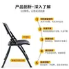 Silla transpirable con diseño calado, silla plegable para hotel y capacitación, silla plegable portátil reforzada para estudiantes, silla de oficina con respaldo