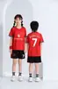 Camisetas de Fútbol Casa y Fuera para Niños, Tallas 25-26ml, Números 7, 8, 10, con Dos Rayas, Impresión Digital, Tallas 14-30