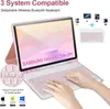 Adecuado para S10Fe Samsung Galaxytaba9+Plus Teclado Bluetooth Cubierta Protectora A7Lite Tableta Tpu Funda Suave