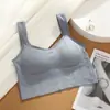 Camisola Estilo Coreano Caliente Hermoso Top sin Mangas con Espalda Descubierta con Almohadillas en el Pecho Envuelta en el Pecho Anti-Exposición Ropa Exterior Deportiva para Yoga Capa Base Ropa Interior Bandeau