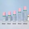 Botellas de Espuma para Mascotas de 30/50/60/100ml en Stock, Botellas de Pasta de Dientes, Botellas Espumadoras de Mousse, Botellas Transparentes de Espuma para Limpieza Dental