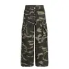 2025 Nuevos Pantalones Casuales Camuflados para Hombre Pantalones Cargo Casuales Rectos de Algodón para Hombre Venta al por Mayor de Primera Mano 10