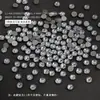 Decoraciones para Uñas: 50 Piezas de Diamantes Redondos Blancos Transparentes y de Colores Irregulares para Uñas, Decoraciones Brillantes de Diamante para Uñas