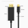 Adaptador tipo C a DP, convertidor HDMI de 1,8 m compatible con cable USB 3.1 a DP de 4K a 60 Hz.