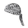 Turbante Estampado Sombrero para Ciclismo al Aire Libre Transpirable de Secado Rápido Sombrero Pirata Sombrero con Cinta para Motocicleta para Hombre Verano Protección Solar Delgado
